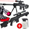 OBROVSKÁ OSTREĽOVACIA PUŠKA NA GUĽKY BARRETT M82 96 CM REPLIKA + GRANÁTOVÉ GULE
