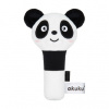 Akuku Plyšové pískatko panda čiernobiela