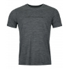 ORTOVOX triko 150 Cool Brand T-shirt Men's Black Steel Blend XL