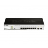 Ethernetový přepínač, model: 10-Port Gigabit Smart Managed PoE Switch 10portový 1000Mbps D-Link Inteligentní Napájení