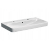 GEBERIT SMYLE SQUARE 90 x 48cm umývadlo hranaté, s 2 otvormi, s prepadom, keramika, biela, 500.252.01.1