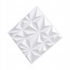 SucceBuy Tehlová Tapeta 33ks 30x30x2,5CM Stenové Panely Diamantová Biela