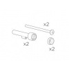 Number Plate Holder Pins