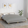Deka VidaXL bavlna 220 cm x 235 cm šedá