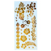 Guirca Tetovanie – tetovačky kvety – listy – festival – 17 ks – 14 × 30 cm