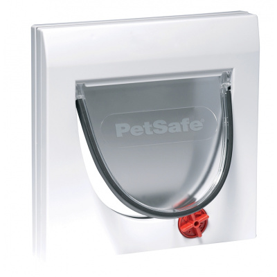 PetSafe Dvierka 22x22cm biele tunel a zamok