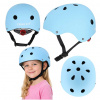Dětská cyklistická helma Trike Fix, dětská, nastavitelná, LED, M 55-58 cm, modrá