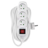 EMOS SK s.r.o. Predlžovací kábel 10 m / 3 zásuvky / s vypínačom / biely / PVC / 1 mm2 - P1310