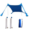 Přístřešek na pláž Shade Aluminium s UV 50+ - 200x210x150 cm Barva: Modrá