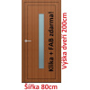 Soft Vchodové plastové dvere Hana 80x200 cm - Akce!