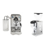 ECM Puristika PID, anthracite + Rocket Espresso FAUSTINO 3.1, white