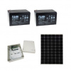 Roger KIT 2BT120V/PBX/SLP50 hybr. inv. pre 2 BRUS. 24V pohony (solar) + panel 50W + 2 x BT12V120.