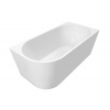 Aqualine TIBERA R rohová stojaca vaňa 140x70cm, biela E1055