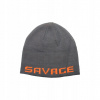 Savage Gear Čiapka Logo Beanie Rock Grey Orange