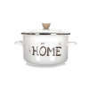 BANQUET Hrniec smaltovaný HOME Coll. 22 x 13 cm, 3,75 l, s pokrievkou