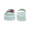 Šľapky Tommy Jeans Elevated Flatform Slide biele veľ. 39