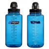 TESNÁ FĽAŠA FĽAŠA NA VODU NALGENE OTF 1l 1000ml MODRÁ S NÁUSTKOM