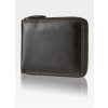 Pánska Peňaženka Visconti HT-14 z Prírodnej Kože s Hnedým Zapínaním na Zips s RFID Ochrana