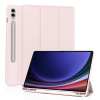 Techsuit Flex Trifold ochranné puzdro (s držiakom na pero) - Samsung Galaxy Tab S9 Ultra - Ružová