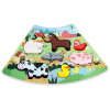 2Kids Toys Drevené puzzle Veselá farma prepojiteľné 2Kids Toys