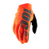 Rukavice 100 PERCENT Brisker fluo oranžovo čierne
