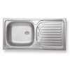Novaservis - Drez 43,5x86 s odkvapom a prepadom nerez DR43/86
