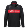 Alfa Romeo Racing pánska bunda softshell official black F1 Team 2023