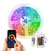 Solight WM57 wifi Smart LED světelný pás, RGB, 5m, sada s adaptérem a dálkovým ovladačem