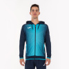 JACKET HOODED SUPERNOVA DARK NAVY-FLUOR TURQ modrá-tyrkysová 4XS (117–126)
