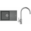 Set Sinks G4272 (dřez Linea 780 Titanium 72 + baterie Vitalia Chrom - lesklý)