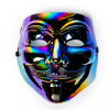 Anonymous maska – Guy Fawkes maska V for Vendetta Farba: čierna