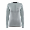 Tričko CRAFT ADV Warm Intensity W dl.rukáv - M, grey white