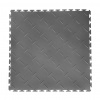 Sedco PVC podlaha do garáží, skladů, hal ,tělocvičen ECO - T LOCK - DIAMOND - 498x498x6,5 mm (Šedá)