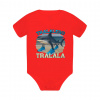 Tralalero Tralala - Italian Brainrot - body s potlačou - Tričkový | 6M | Červená | Body