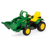 Elektrický traktor John Deere s nakladačem (Elektrický traktor John Deere 12 V. Elektrický traktor John Deere s nakladačem)