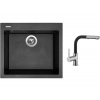 Set Sinks CUBE 560 Metalblack + batéria Sinks ENIGMA S Metalblack