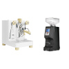 Lelit Bianca PL162T V3, white + Eureka Atom 60, black