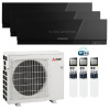 Klimatizácia Mitsubishi EF 3x multisplit (2,5kW + 2,5kW + 3,5kW) + vonk.j. 8kW