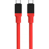 Tactical KP31176 Fat Man USB-C/USB-C, 1m, červený