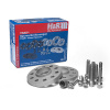 H & R rozširovacie podložky so šírkou 2 × 15 mm pre BMW rad 3 E90/E91/E92/E93, strieborné, vrátane skrutiek