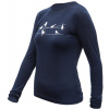 SENSOR MERINO ACTIVE SONGBIRDS dámské triko dl.rukáv deep blue - XL