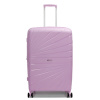 Veľký cestovný kufor na kolieskach s expandérom TSA 100l Worldline 287 fialová