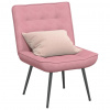 VidaXL Relaxačné kreslo Ružové 64x74x84 cm Zamat 4012320