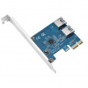1x PCI-E=>2x PCI-E Splitter/switch / rozdělovač linek PCIe