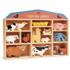 Súprava drevených zvieratiek z farmy Tender Leaf Farmyard Animals uni
