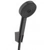 Hansgrohe Pulsify Select S - Set sprchovej hlavice, držiaka a hadice, 3 prúdy, EcoSmart, matná čierna 24305670