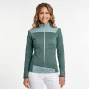 Mikina ORTOVOX Fleece Light Jacket W Arctic Grey Tyrkysová XS