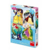 Dino Disney princezny 4 x 54 dielov