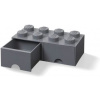 LEGO® úložný zásuvný box 8 18 x 25 x 50 cm sivá