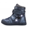 Detské svietiace zimné topánky DD Step W068-52745 Royal Blue Veľkosť: 28, Vnútorná dĺžka topánky: 17,9 cm